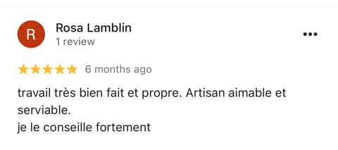 Avis 5 étoiles de Rosa Lamblin